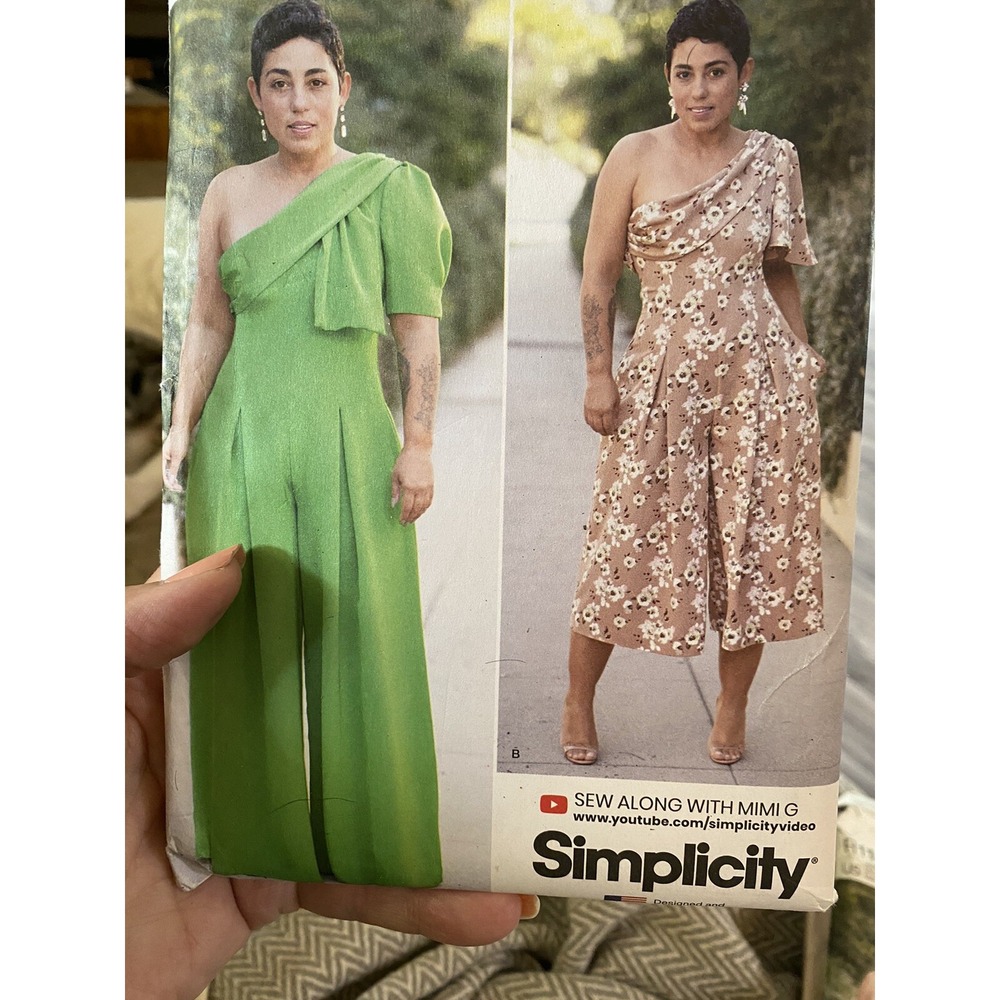 Simplicity Mimi G Sewing Pattern R11384 Jumpsuit Dress Size 16-24 Uncut 2022
